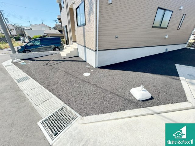 貝塚市澤　第4期　新築一戸建ての駐車場|駐車スペース！散水栓があるので、こまめに愛車を洗えます！