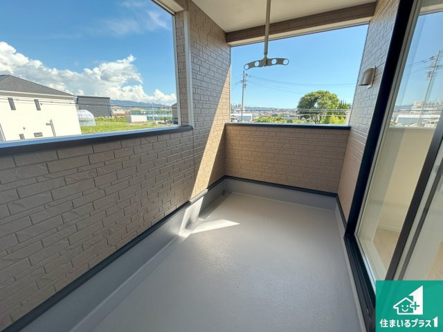 貝塚市澤　第4期　新築一戸建てのバルコニー|日当たりのよいバルコニー！お部屋が開放的に！