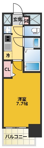 【間取り】 | プレサンス東別院駅前Ⅱ | 間取りです。