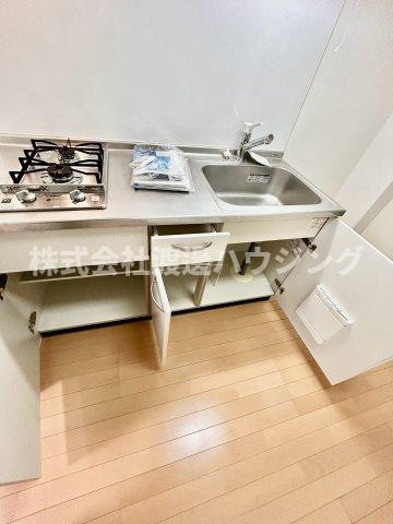 アルモニア江坂のキッチン|キッチン下収納