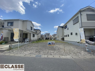 【前面道路含む現地写真】 | 城陽市平川山道2区画A号地　売土地　建築条件無し