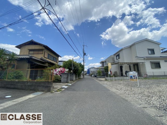 【前面道路含む現地写真】 | 城陽市平川山道2区画A号地　売土地　建築条件無し