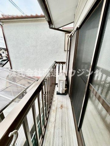 木下ハイツのバルコニー