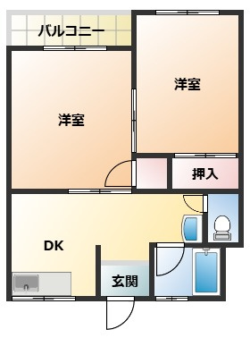 【間取り】 | 追田マンション