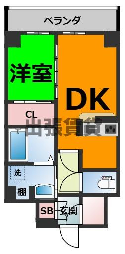 仲介手数料0円！！アトリエールの間取り