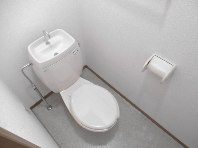 ドミールパーク江崎のトイレ|落ち着いた色調のトイレです