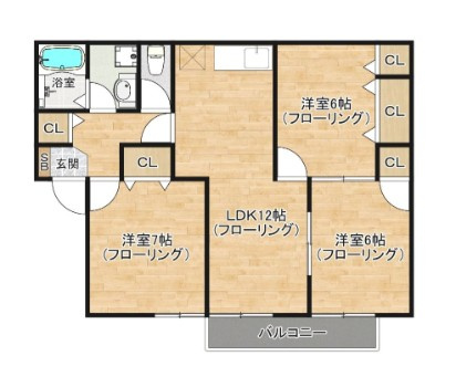 モントーレ21の間取り
