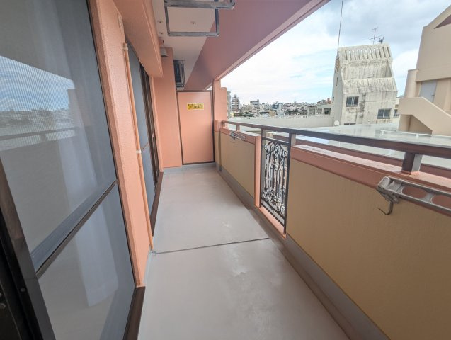 ライオンズマンション仲西のバルコニー