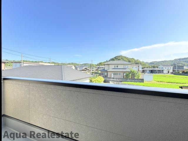 さぬき市志度の新築一戸建のバルコニー