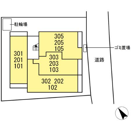 【区画図】 | D-ROOM松木A