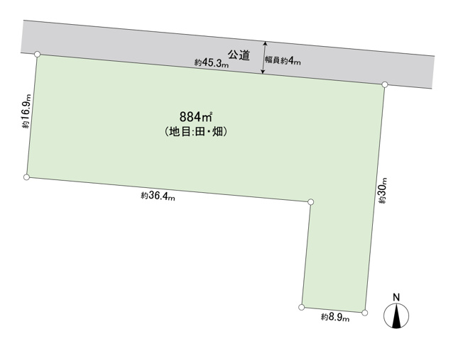 【土地図】 | 土浦市田中町土地