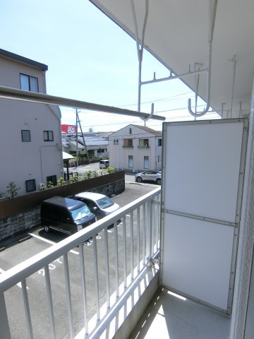 コーポハピネスのバルコニー
