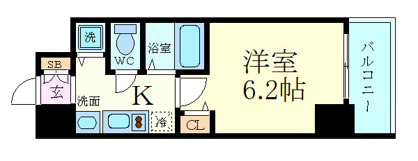【間取り】 | プレサンス本町ジョイス
