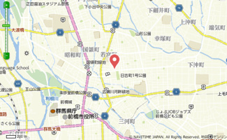 【地図】 | 前橋市若宮町1丁目一棟アパート