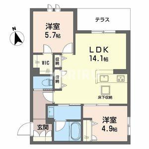 シャーメゾン　アヴァンスの間取り