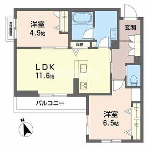 シャーメゾン　アヴァンスの間取り