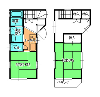 【間取り】 | 松居貸家