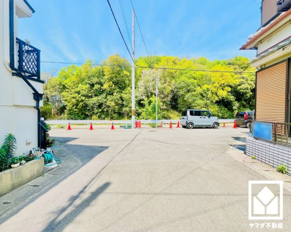 伏見区横大路松林の前面道路含む現地写真