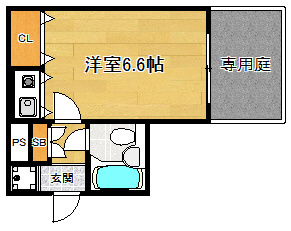 【間取り】 | デトム・ワン烏丸一条Ⅱ