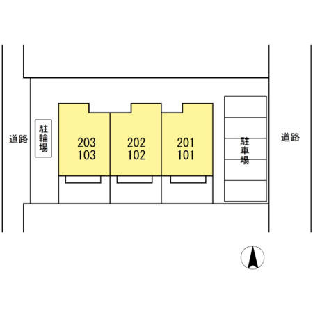 シャ・ノワールの区画図