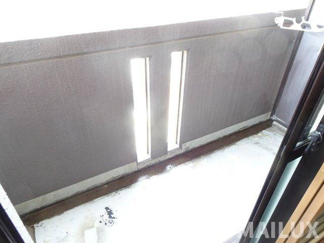 熊本市西区池田４丁目の賃貸マンションのバルコニー