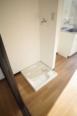 【その他】 | にふてぃはうす89 | 洗濯機置き場は、もちろん室内なのです♡