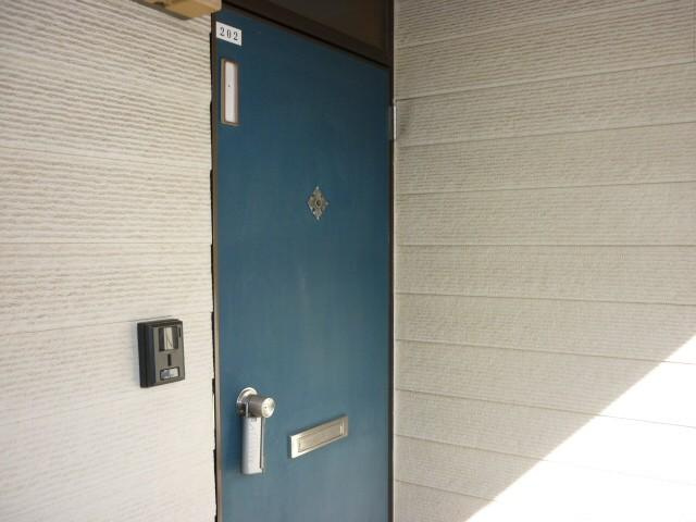 コーポマツモトの玄関