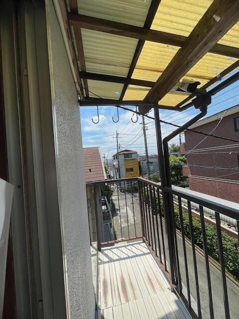 千葉コーポのバルコニー