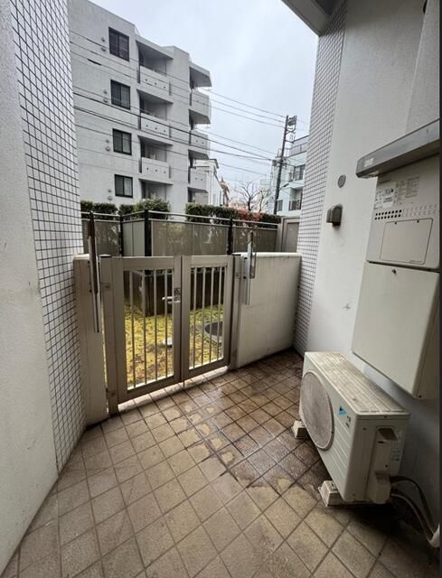 ライオンズシティ武蔵関のバルコニー