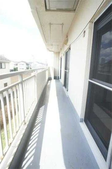 コーポカトーのバルコニー