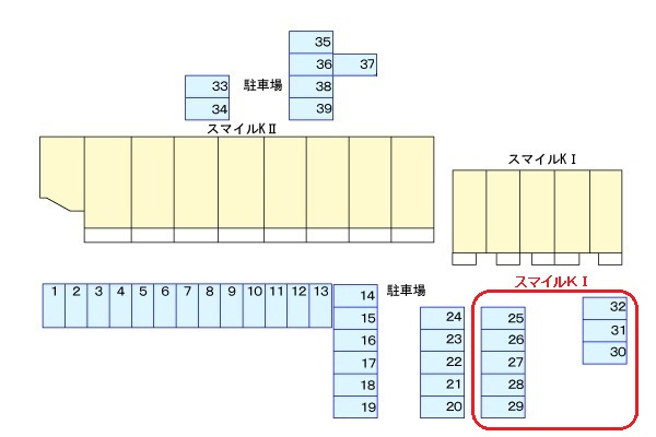 スマイルK・Ⅱの区画図