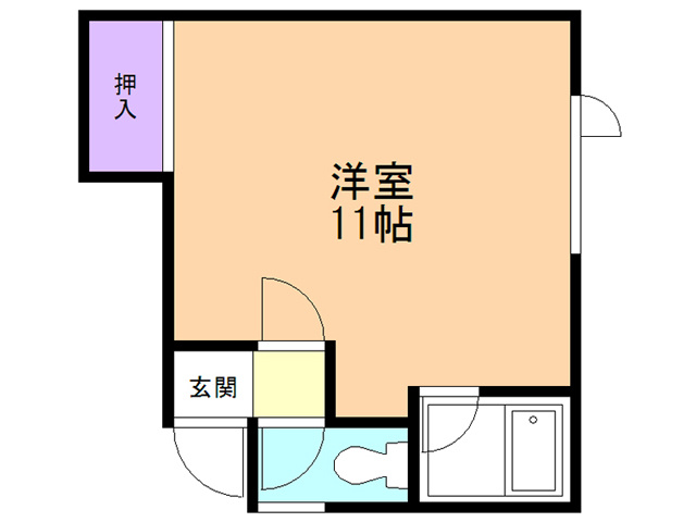 コーポあいの間取り