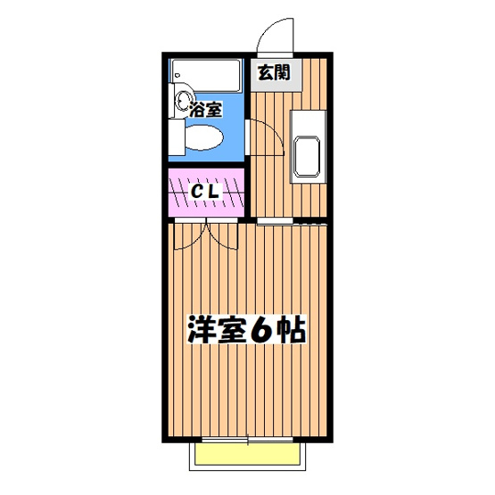 【間取り】 | パークハイツ中島Ⅰ