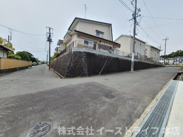 【新築戸建】　いわき市郷ケ丘第7　全3棟の前面道路含む現地写真|南側5.9ｍ公道