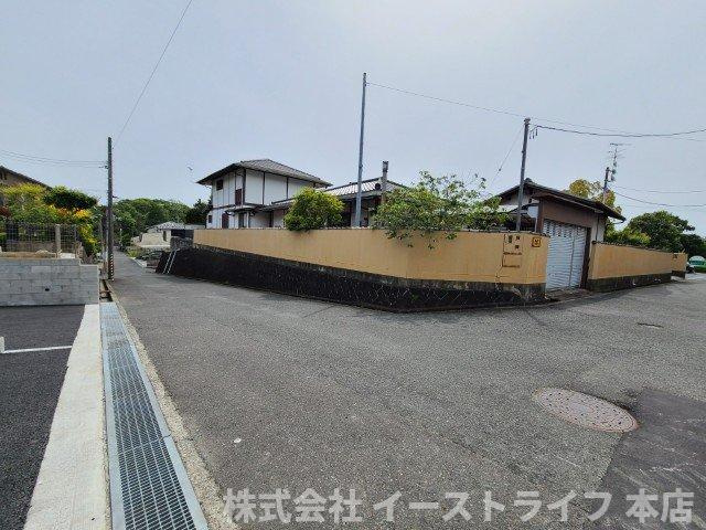 【新築戸建】　いわき市郷ケ丘第7　全3棟の前面道路含む現地写真|南側5.9ｍ公道