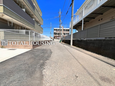 【前面道路含む現地写真】 | 国立市谷保　新築戸建　全1棟