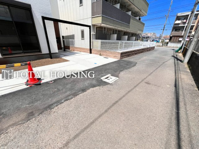 【前面道路含む現地写真】 | 国立市谷保　新築戸建　全1棟