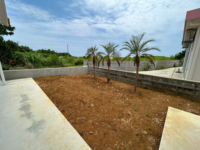 宮古島市下地字来間　新築戸建ての庭