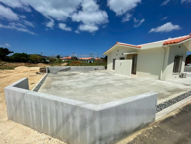 宮古島市下地字来間　新築戸建ての区画図