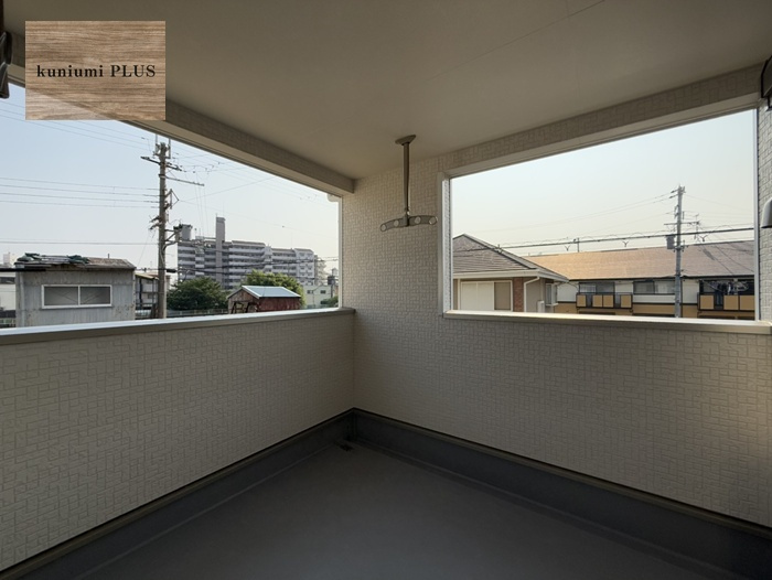 東大阪市稲田本町1丁目　4号棟のバルコニー