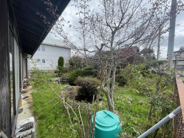 喜多方市慶徳道下　4SDK中古戸建　の庭