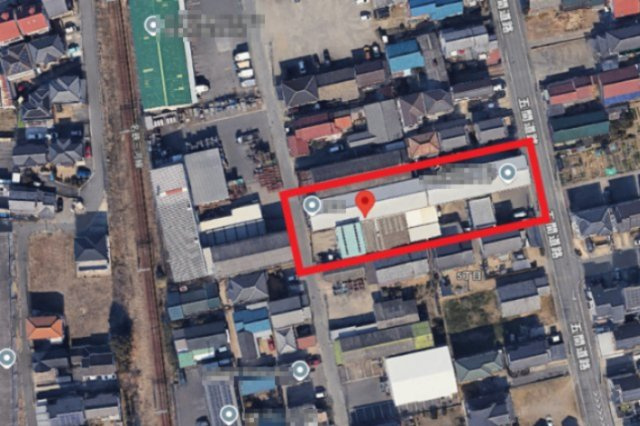 二池町貸工場の地図