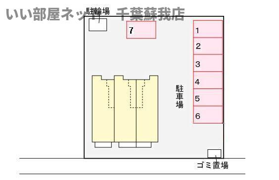 サニーブリーゼの駐車場