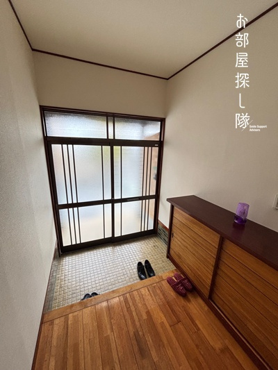 久留米市南３丁目の一戸建ての玄関