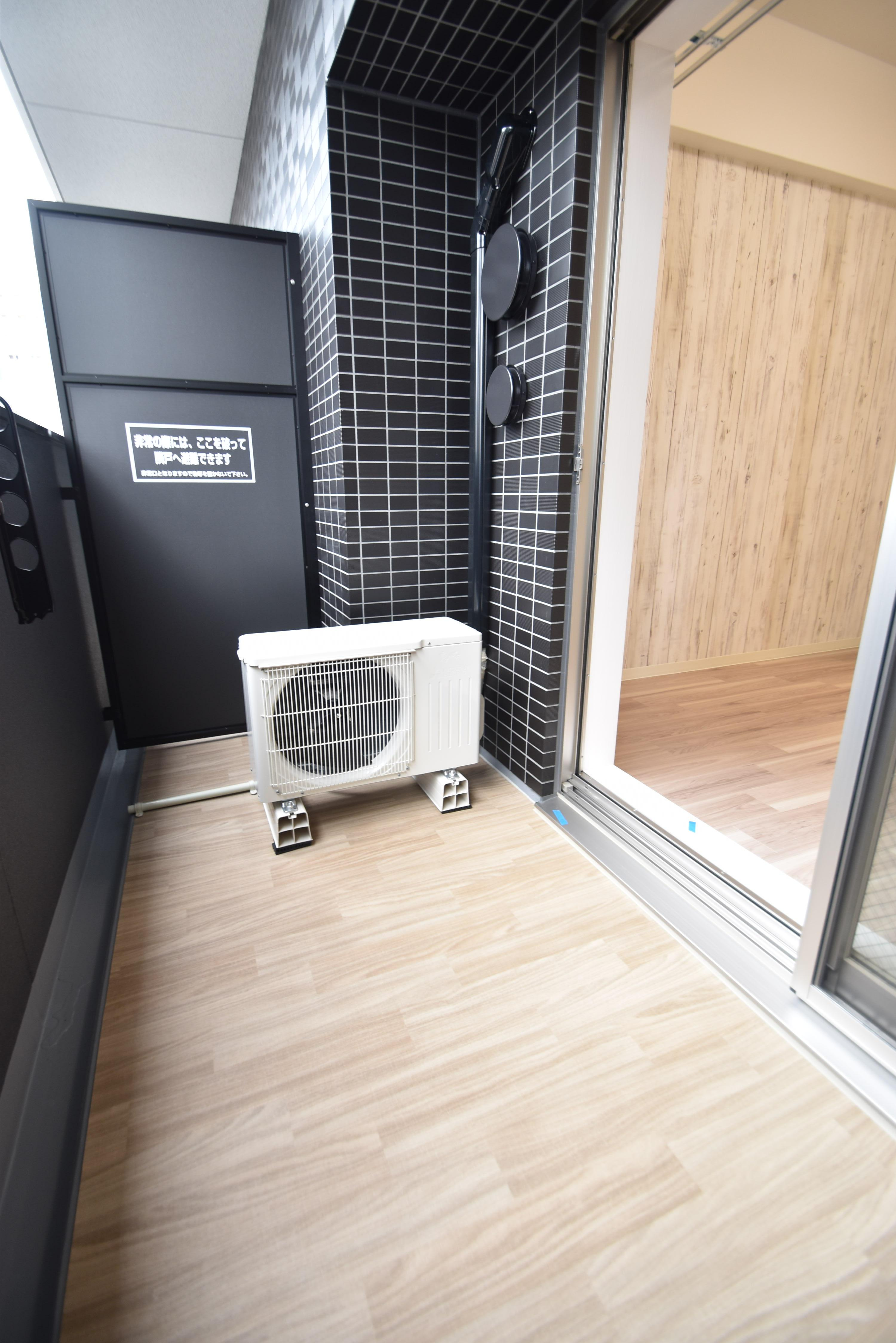 大阪市都島区都島北通２丁目の賃貸マンションのバルコニー