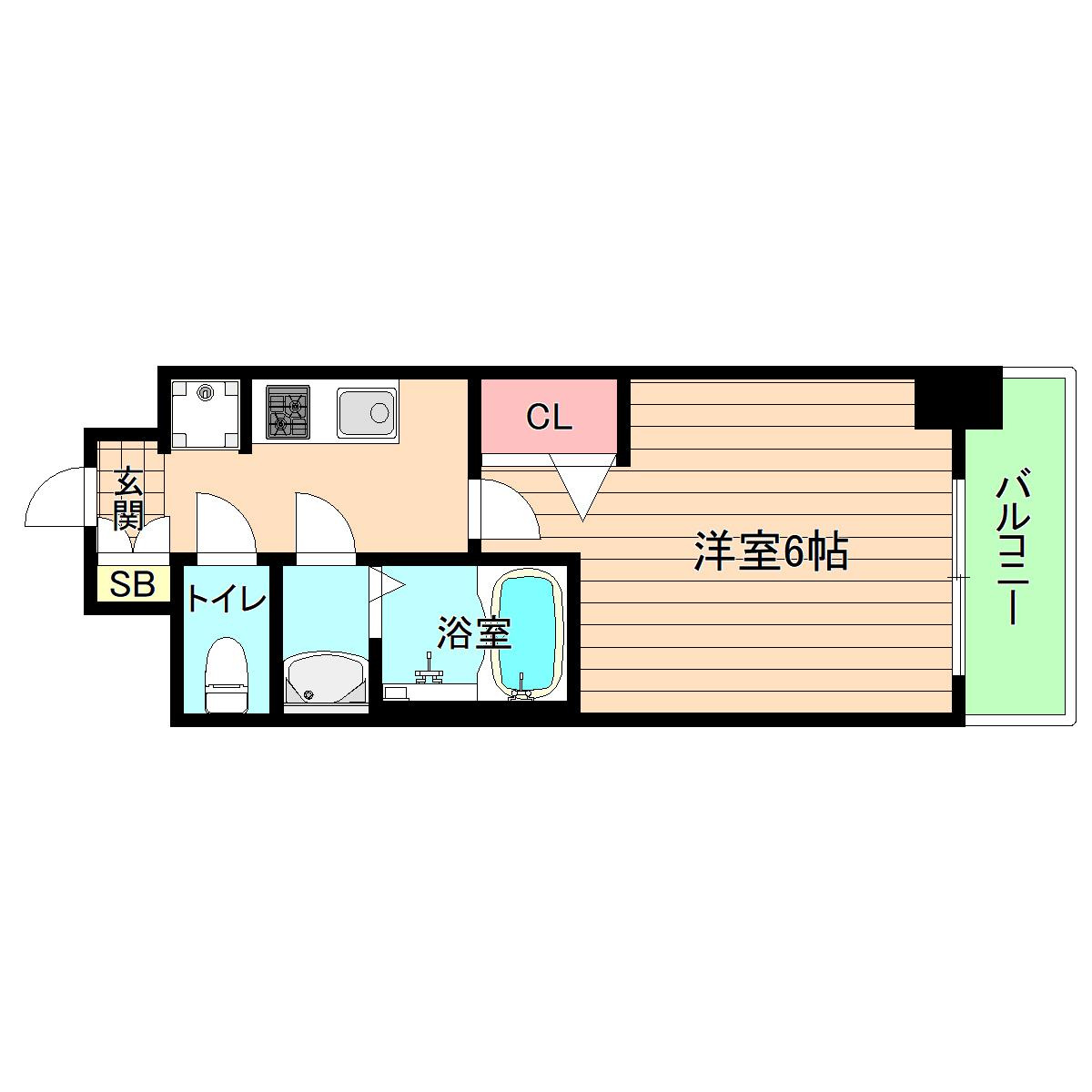SHOKEN Residence大阪都島の間取り