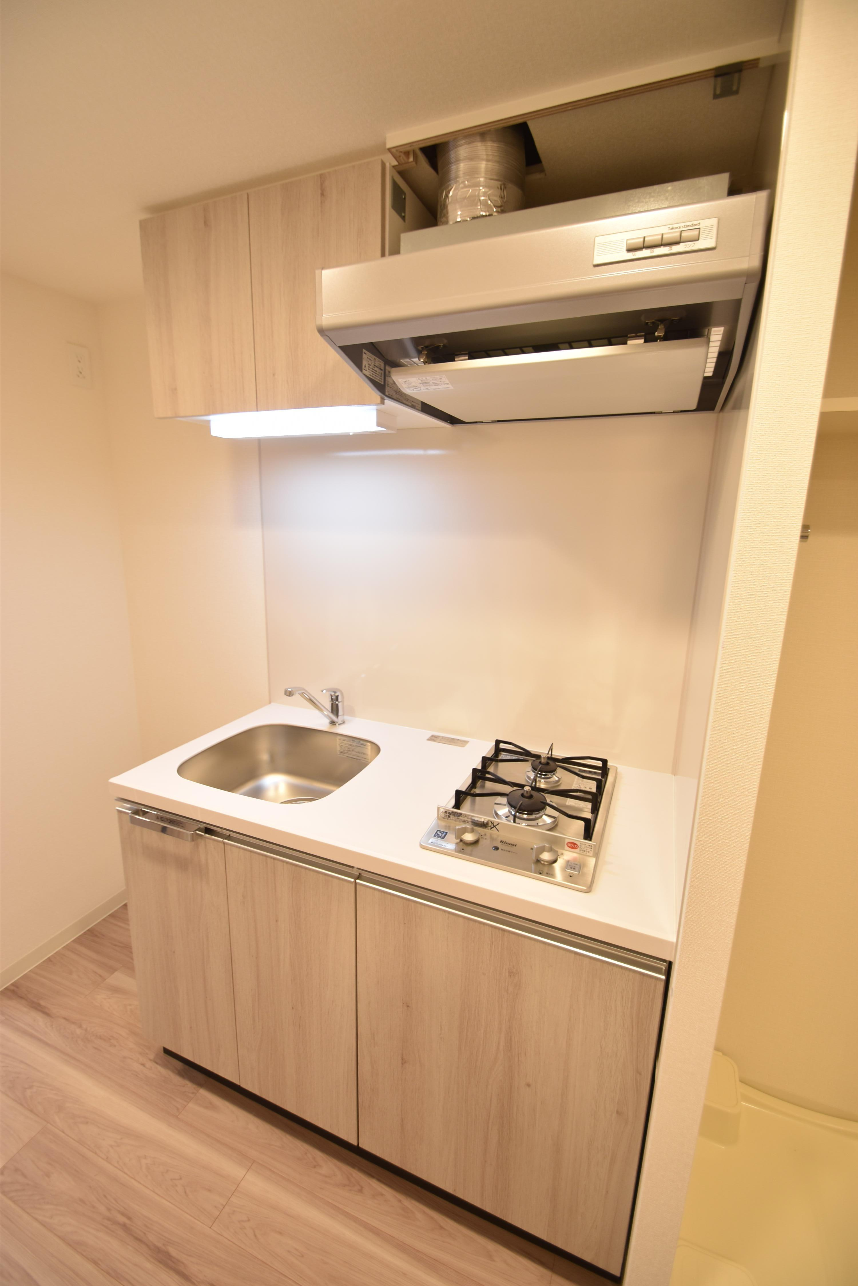 大阪市都島区都島北通２丁目の賃貸マンションのキッチン