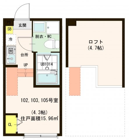 【間取り】 | センシズヴィラ竹ノ塚