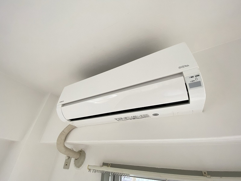 神戸市兵庫区上沢通７丁目の賃貸マンションの設備|エアコン