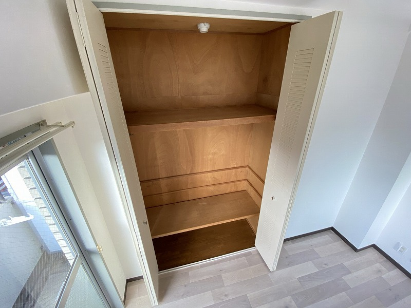 神戸市兵庫区上沢通７丁目の賃貸マンションの収納|クローゼット